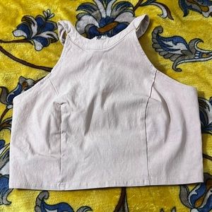 Charlotte Russe • L • Pink Crop Top• Cut out back